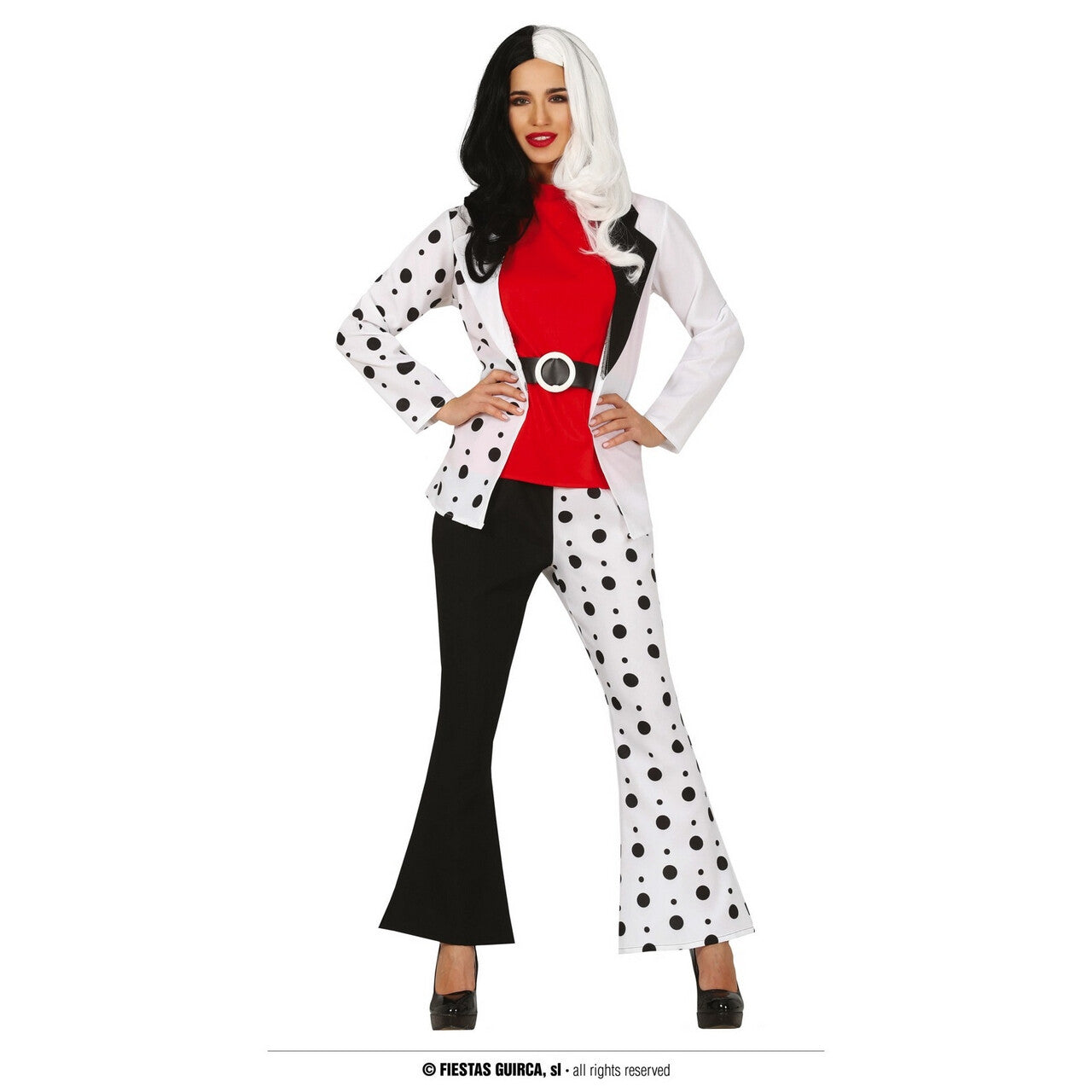 Op deze afbeelding zie je een Kostuums, van het merk Guirca. Moderne Kunst Dalmatier Stijl Vrouw Kostuum