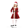 Luxuriöse Miss Santa Claudette Kostüm für Mädchen