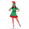 Fröhlicher Weihnachts-Elf Damenkostüm