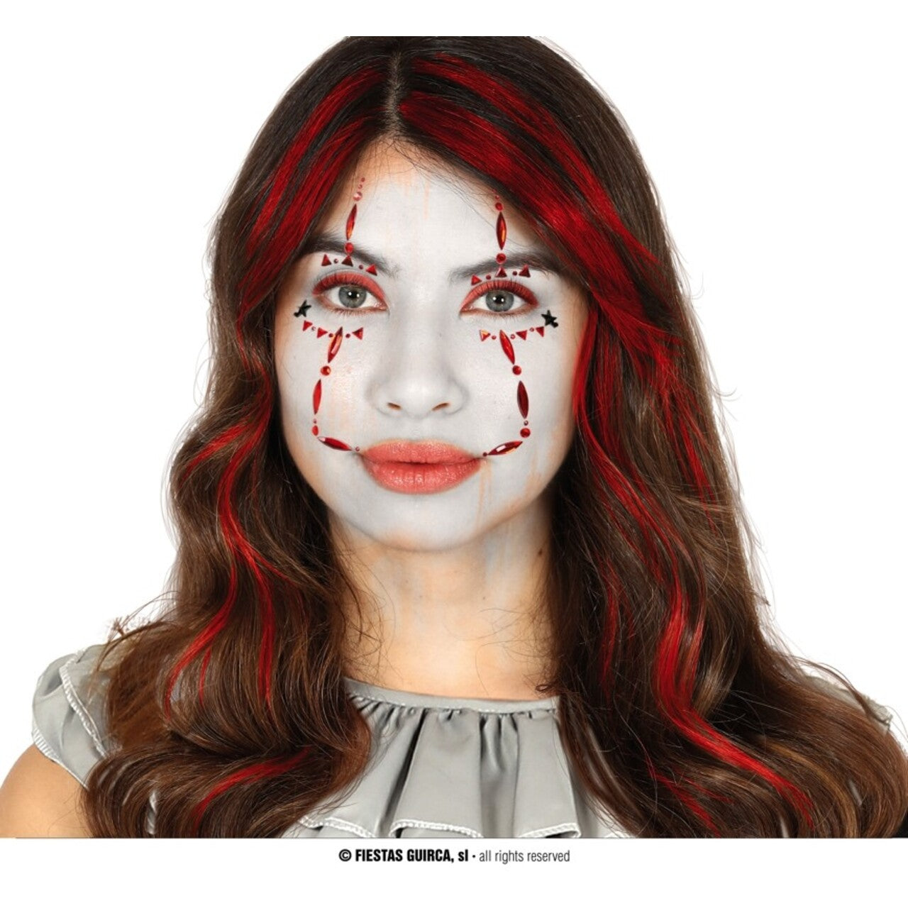 Op deze afbeelding zie je een Accessoires, van het merk Guirca. Pennywise Clown Plakdiamanten