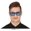 Hippie Festival Disco Blau Brille