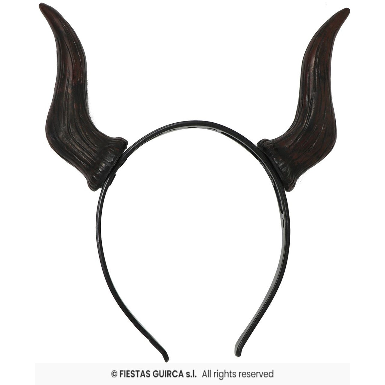 Op deze afbeelding zie je een Accessoires, van het merk Guirca. Laat De Demon Los, Haarband Met Hoorns
