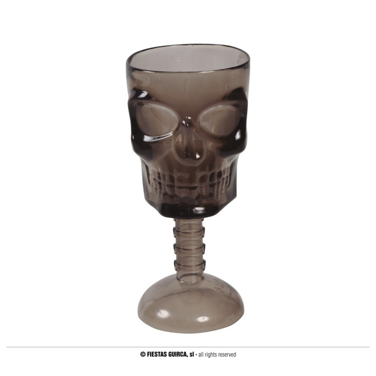 Op deze afbeelding zie je een Decoratie, van het merk Guirca. Proost Tot De Dood Skull Glas