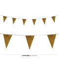 Goldene Girlande 20x30 Zentimeter, 10 Meter