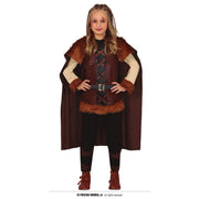 Op deze afbeelding zie je een Kostuums, van het merk Guirca. Aslaug De Gevreesde Viking Kind Kostuum