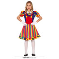 Lustiger Farbenfroher Clown Kostüm für Mädchen