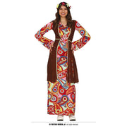 Op deze afbeelding zie je een Kostuums, van het merk Guirca. Maxi Dress Hippe Hippie Vrouw