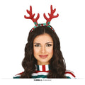 Rotes Rentier Glitzergeweih Weihnachtsstirnband