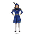Blaue Niedliche Helferin Helga Page Kostüm für Mädchen
