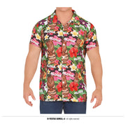 Op deze afbeelding zie je een Kostuums, van het merk Guirca. Aloha Hallo Hawaii Blouse Man