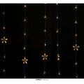 Sternenlichtvorhang 18 Sterne 144 Led Warm
