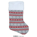 Gestrickte Deko Sockentasche Merry Xmas 45 Zentimeter