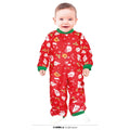Lustiger Weihnachtsmann Baby Overall Kostüm für Kinder
