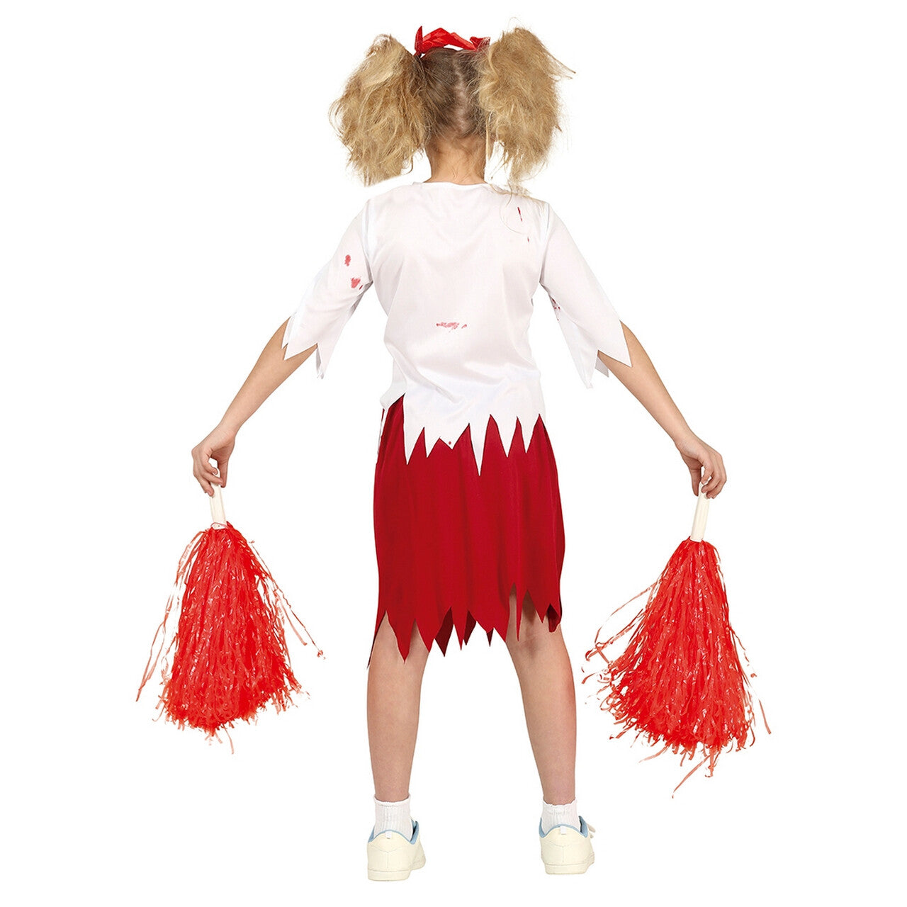 Op deze afbeelding zie je een Kostuums, van het merk Guirca. Zombie Cheerleader Campus No Brains Meisje Kostuum