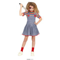 Böse Chucky-Puppe Kostüm für Mädchen