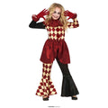 Gruseliger Horrorclown Veronica Kostüm für Mädchen