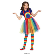 Op deze afbeelding zie je een Kostuums, van het merk Guirca. Blij Door De Regenboog Gevallen Meisje Kostuum