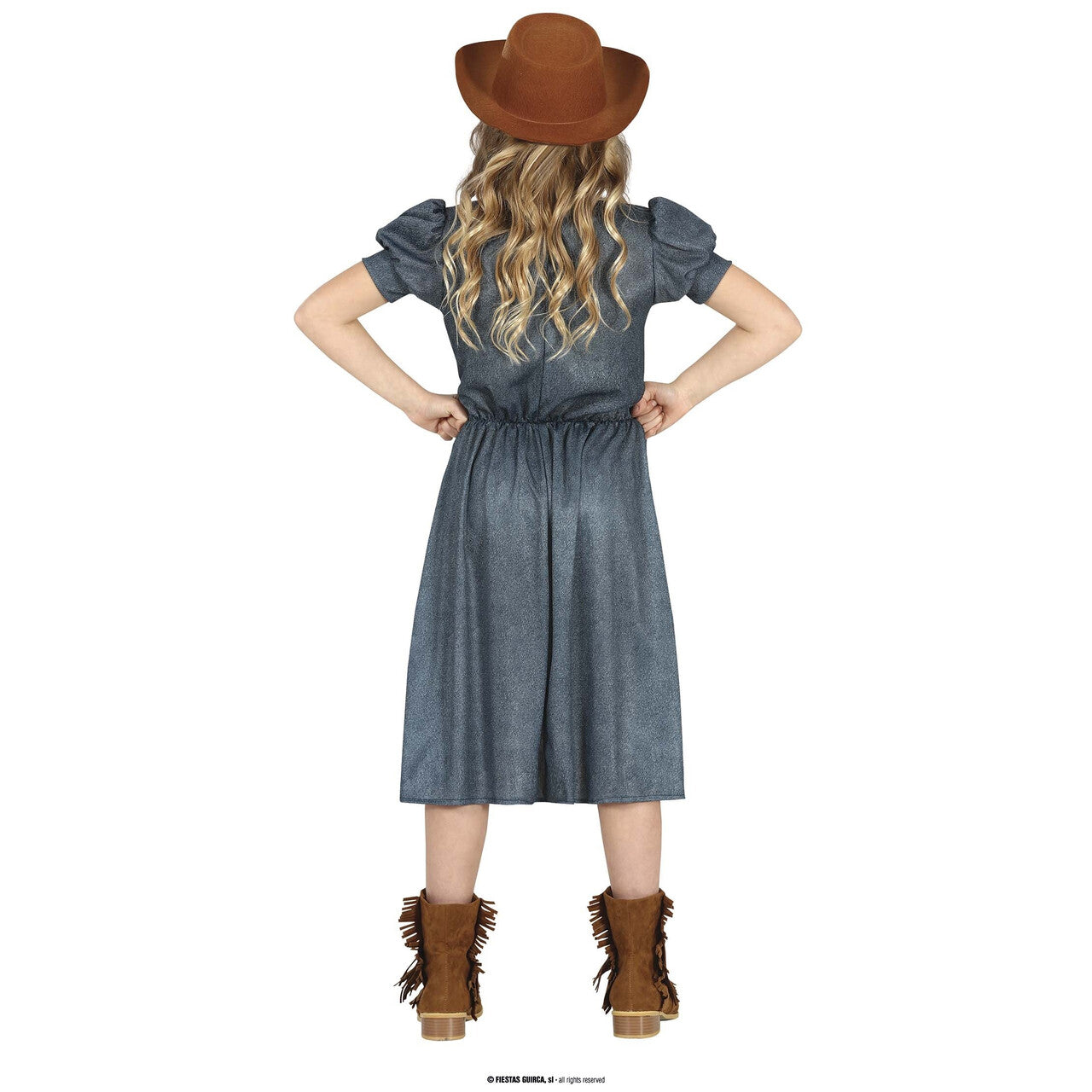 Op deze afbeelding zie je een Kostuums, van het merk Guirca. Giddy Up Cowgirl Meisje Kostuum