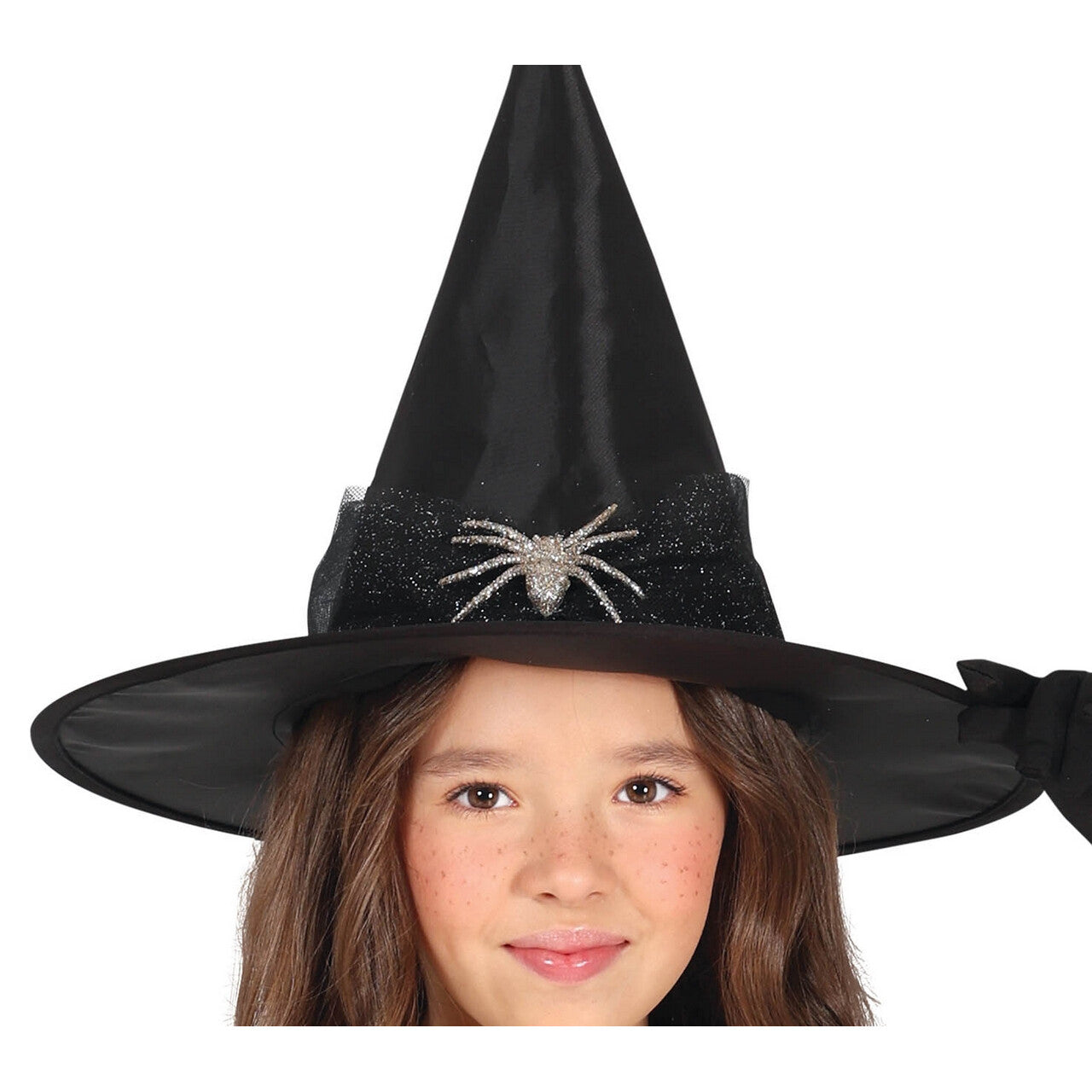Op deze afbeelding zie je een Kostuums, van het merk Guirca. Itsy Bitsy Spider Heks Meisje Kostuum