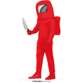 Roter Gefährlicher Astronaut Unisex Kostüm