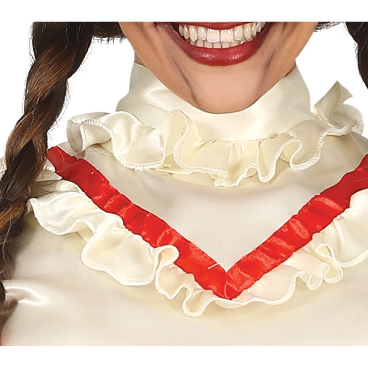 Op deze afbeelding zie je een Kostuums, van het merk Guirca. Bezeten Horror Pop Annabelle Vrouw Kostuum