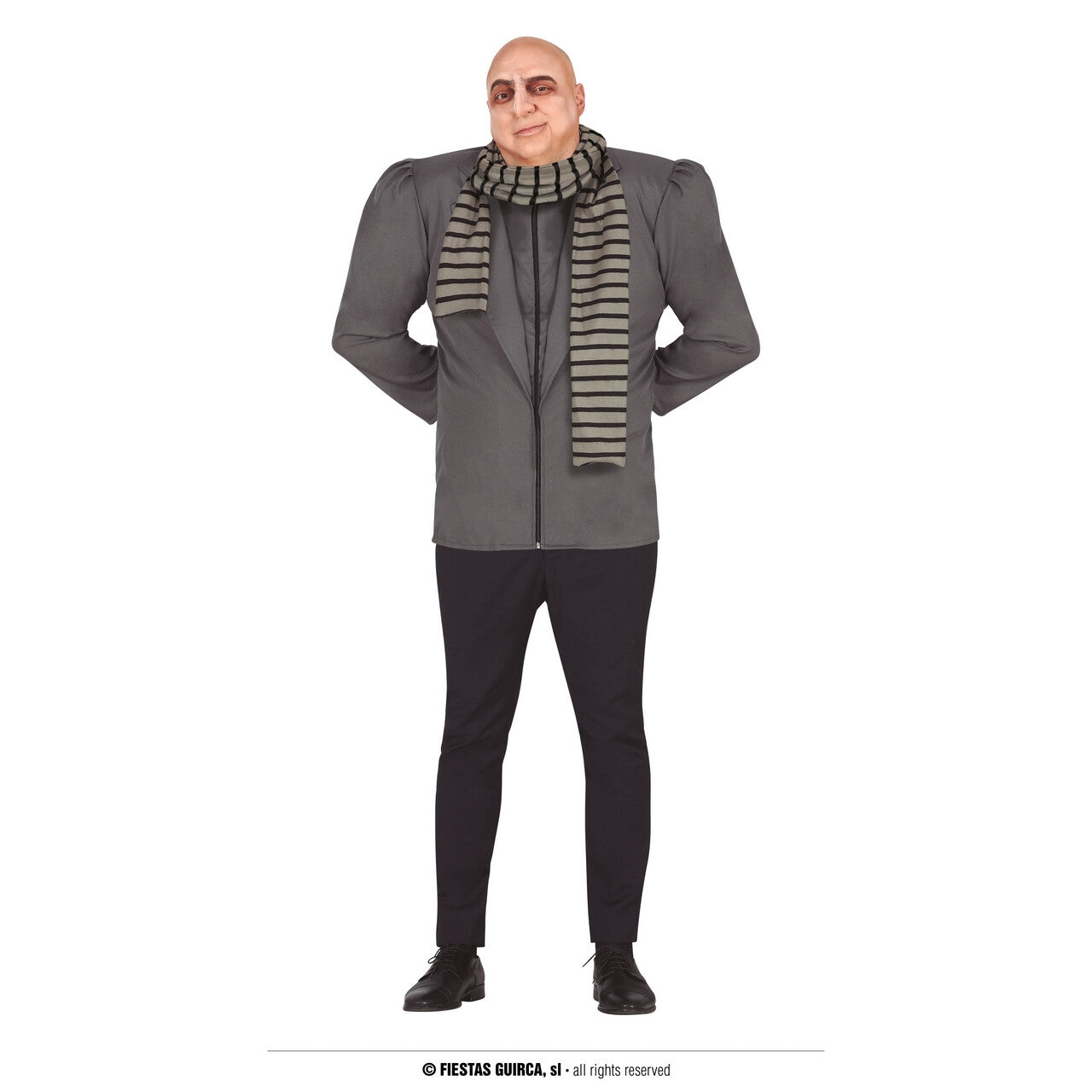 Op deze afbeelding zie je een Kostuums, van het merk Guirca. Gruwelijke Gru Superschurk Man Kostuum