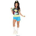 80er Rollschuh-Disco Outfit Damen