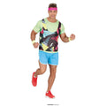 80er Jahre Miami Beach Rollerskate Fit Herrenkostüm