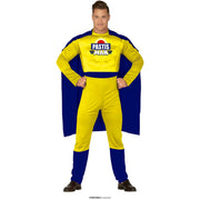 Op deze afbeelding zie je een Kostuums, van het merk Guirca. Superheld Pastis Man Kostuum
