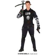 Op deze afbeelding zie je een Kostuums, van het merk Guirca. Zpd Zombie Police Department Security Man Kostuum