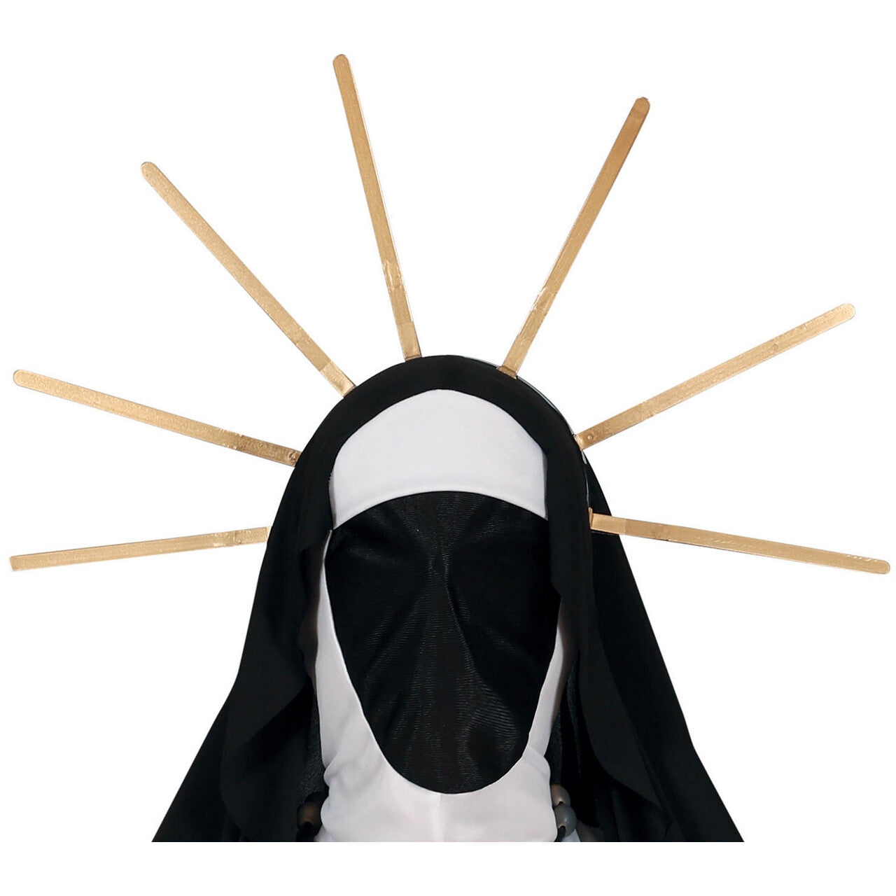 Op deze afbeelding zie je een Kostuums, van het merk Guirca. Niet Zo Heilige Kwaadaardige Non Vrouw Kostuum