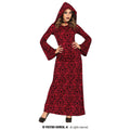 Femme Fatale Roter Schädel Damenkostüm