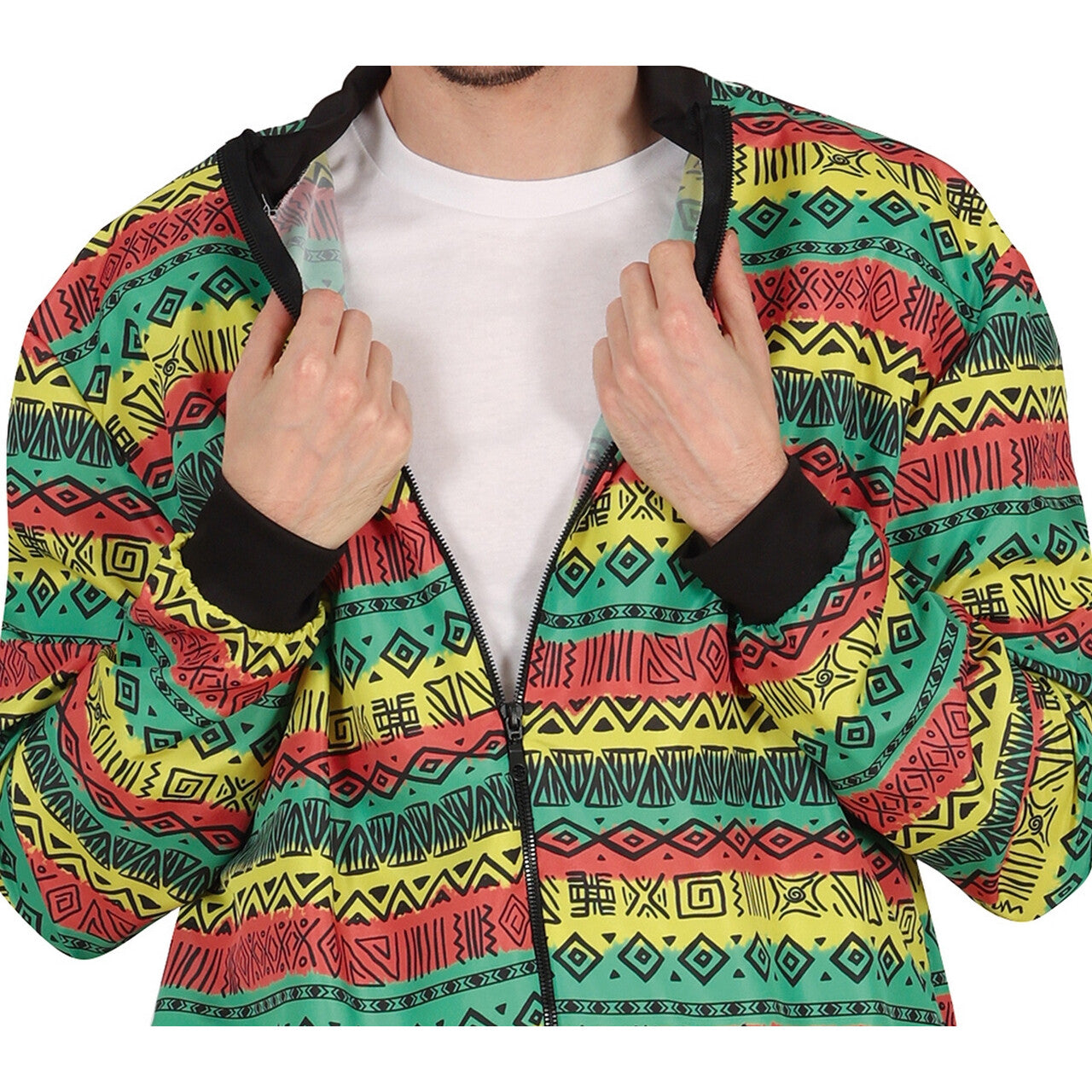 Op deze afbeelding zie je een Kostuums, van het merk Guirca. African Tracksuit Proud Zanka Kostuum