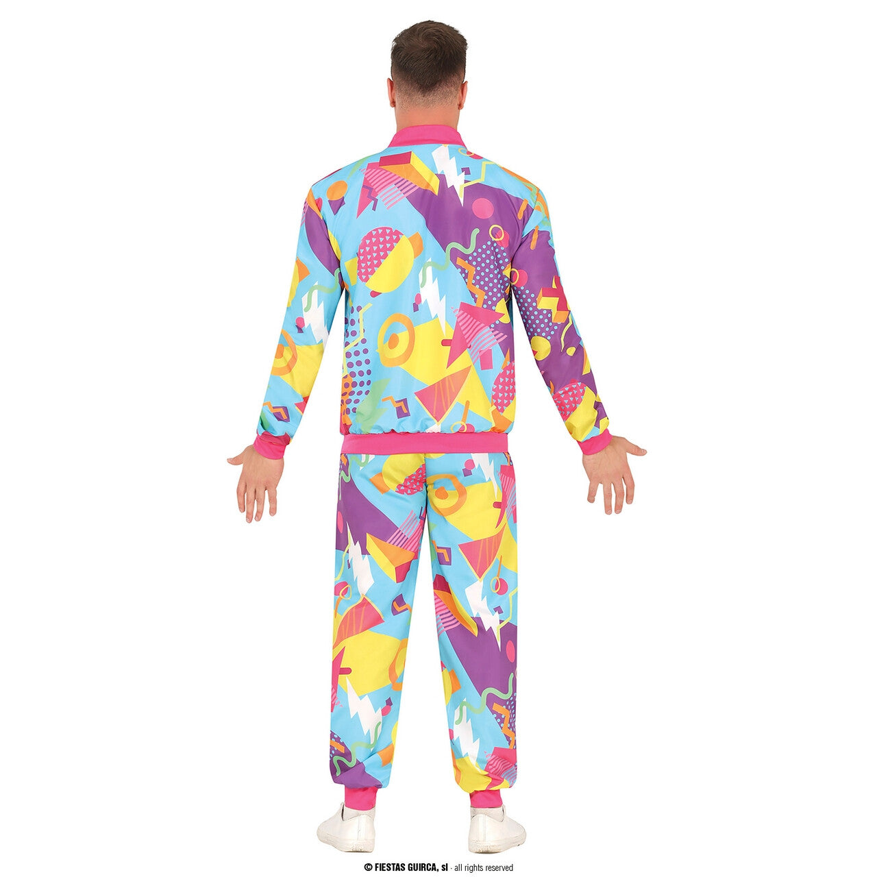 Op deze afbeelding zie je een Kostuums, van het merk Guirca. 90s Fresh Dude Tracksuit Man Kostuum