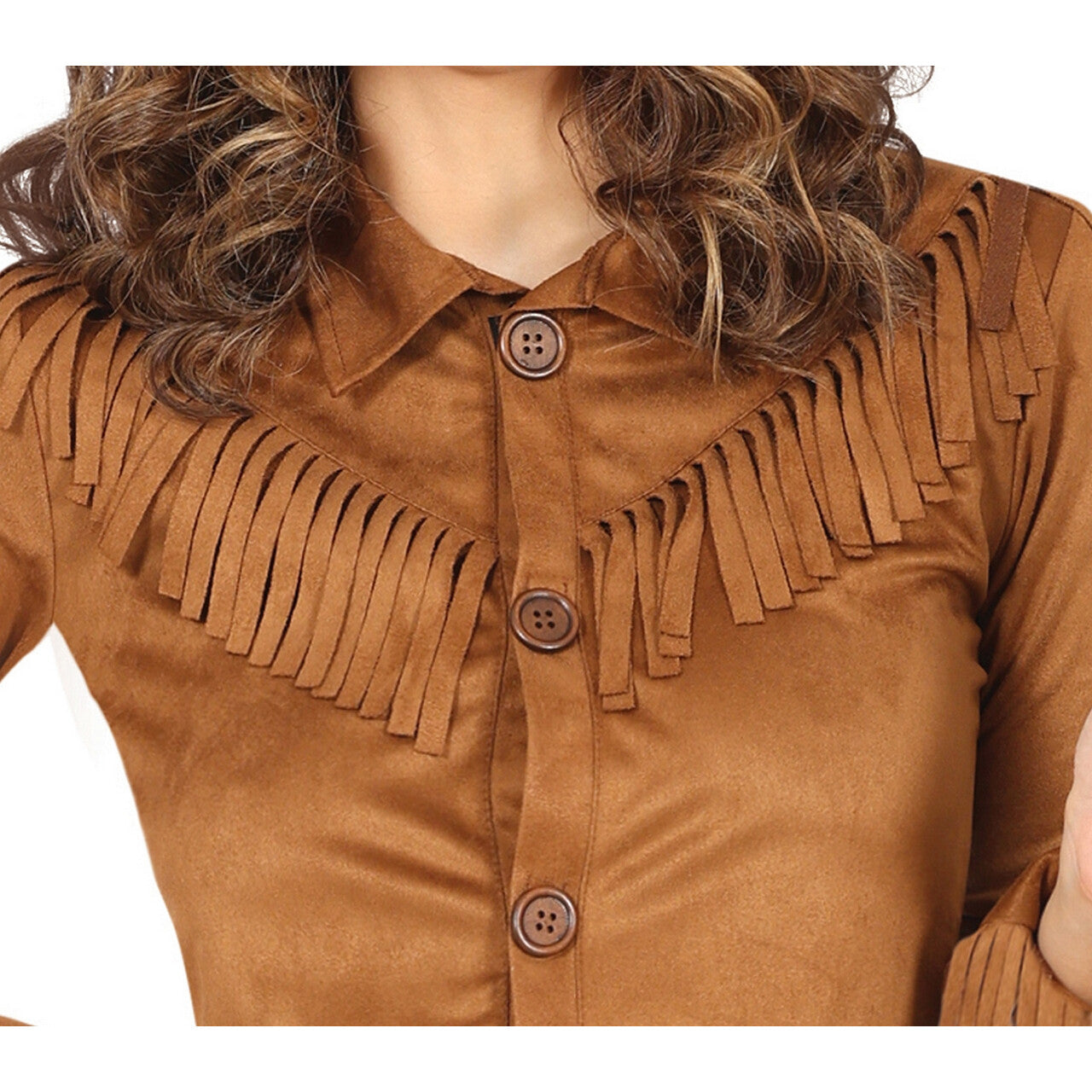 Op deze afbeelding zie je een Kostuums, van het merk Guirca. Classy Western Country Lady Vrouw Kostuum