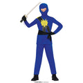 Blaue Drachenmacht Ninja Kostüm für Jungen