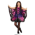 Zauberhafter Rosa-Violetter Schmetterling Kostüm für Mädchen