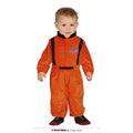 Orangefarbener Astronaut Des Nasa Teams Kostüm für Kinder