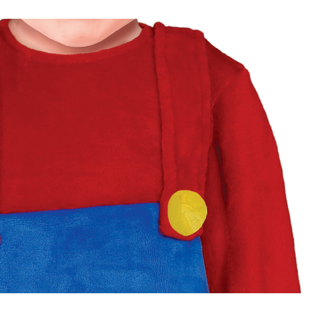Op deze afbeelding zie je een Kostuums, van het merk Guirca. Super Kleine Mario Kind Kostuum