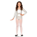 Gymnastik Body Kind Silber Kostüm für Mädchen