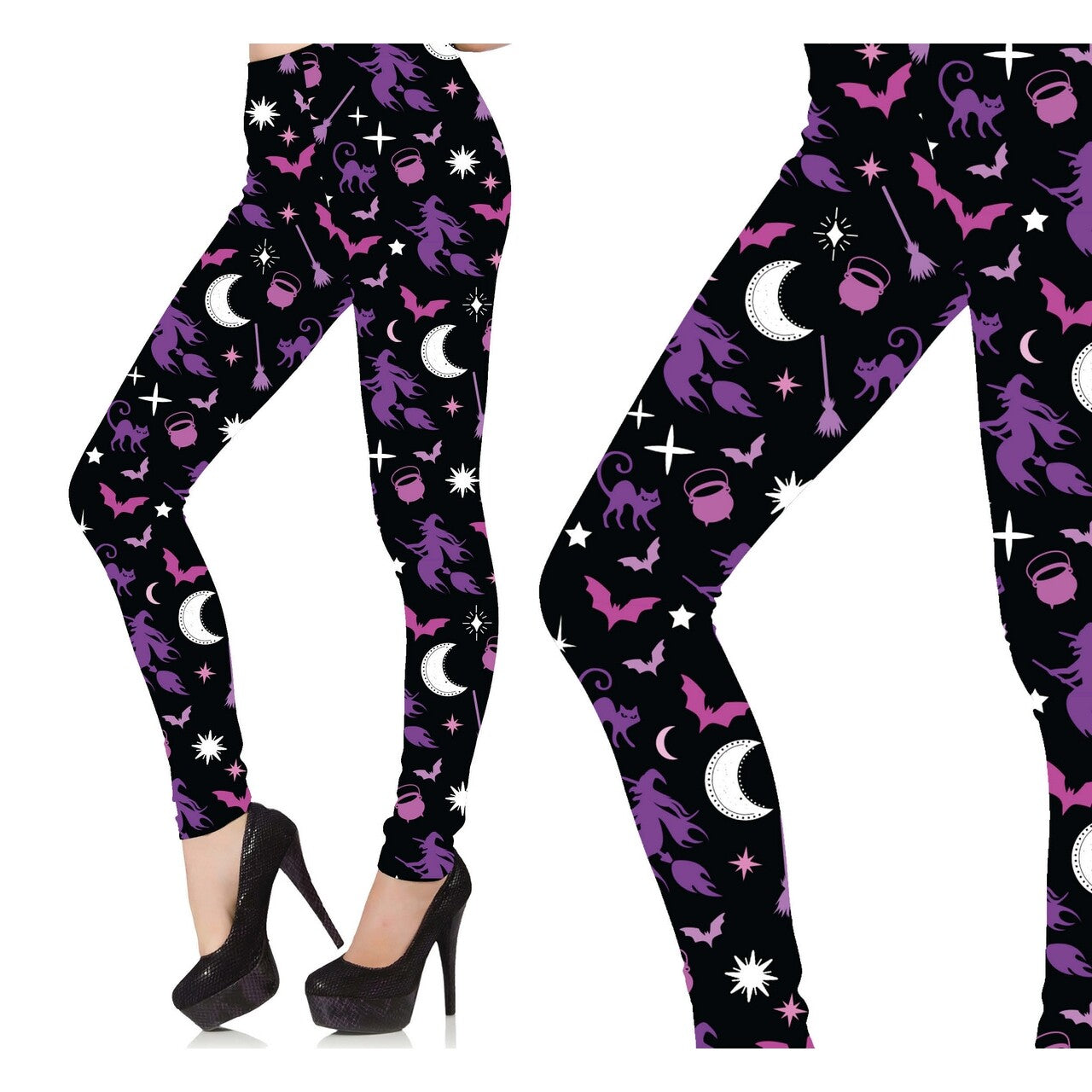 Op deze afbeelding zie je een Kostuums, van het merk Guirca. Heksen Nacht Legging Vrouw