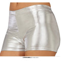 Metallic Shorts Silber Damen