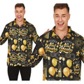 Happy New Year Golden Party Overhemd Man