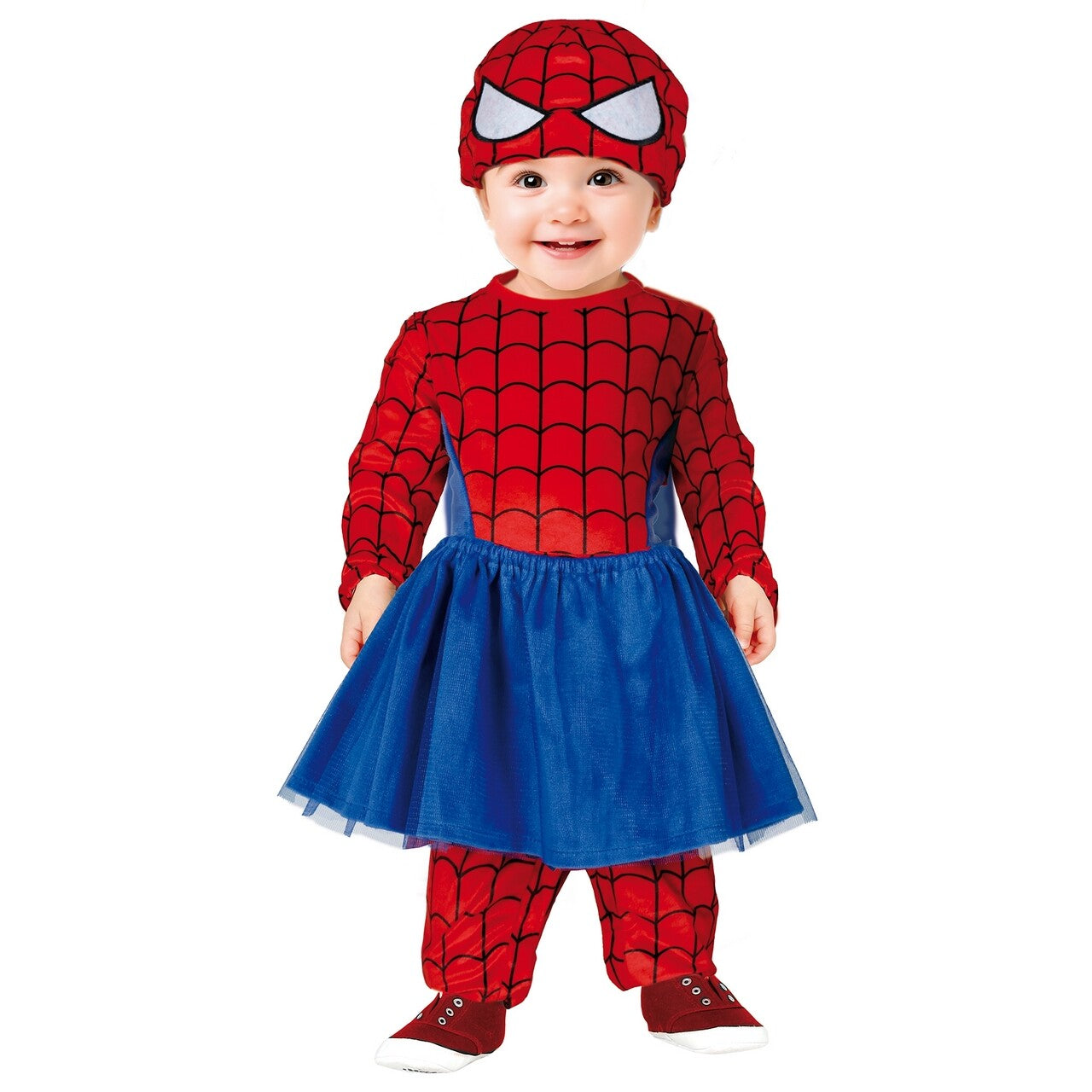 Op deze afbeelding zie je een Kostuums, van het merk Guirca. Heldhaftige Spiderbaby Meisje Kostuum
