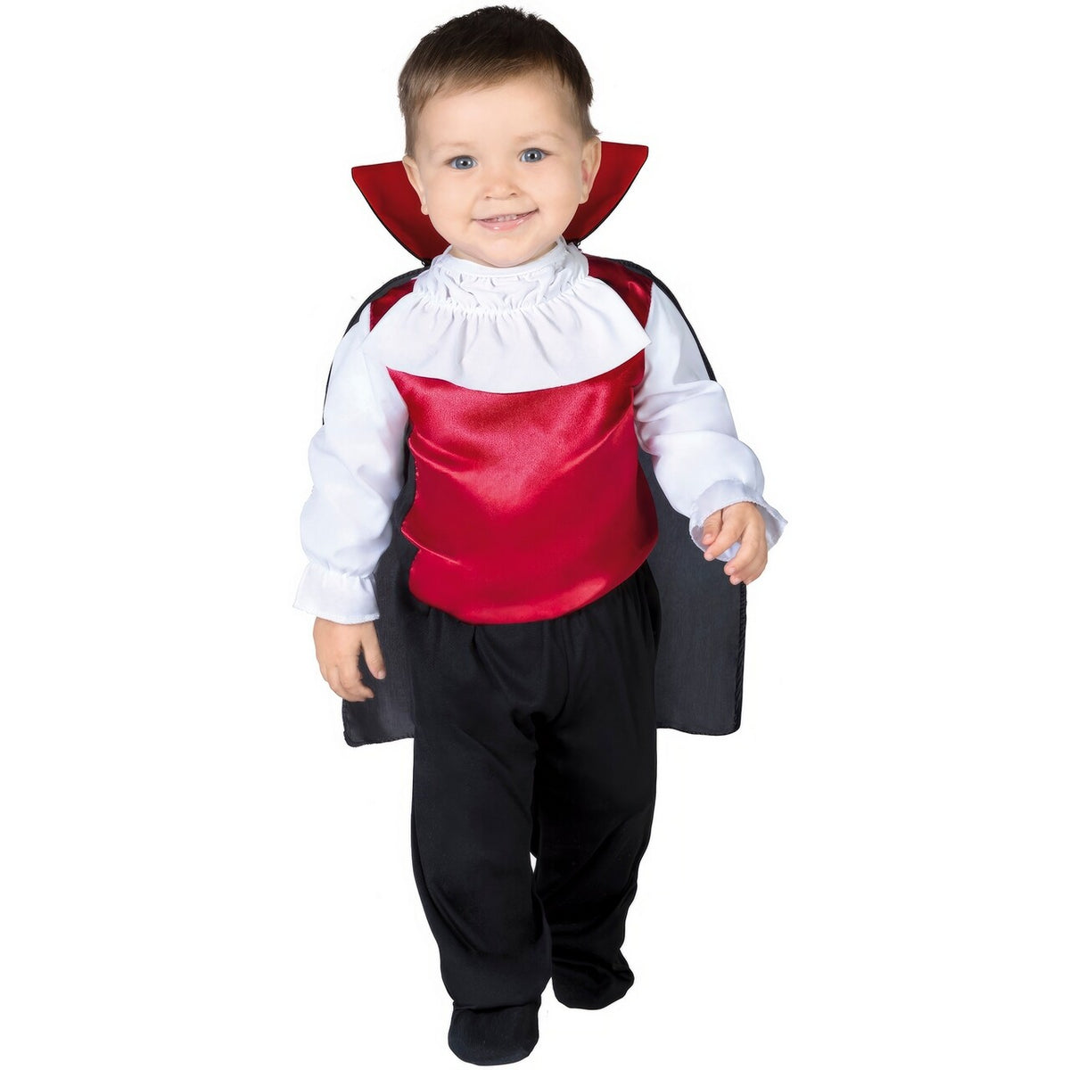 Op deze afbeelding zie je een Kostuums, van het merk Guirca. Mini Vampier Zondertand Jongen Kostuum