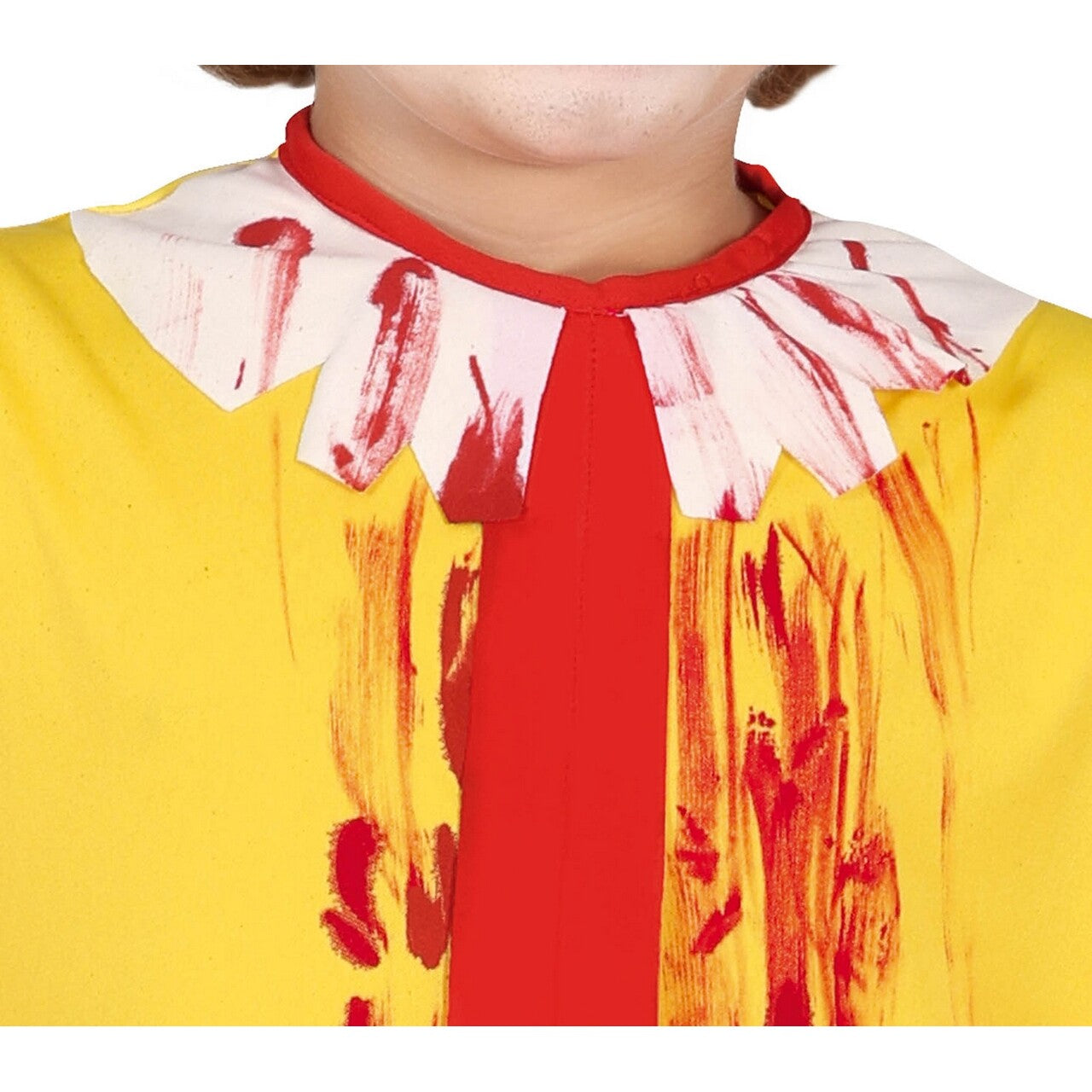 Op deze afbeelding zie je een Kostuums, van het merk Guirca. Mcfastfood Burger Clown Kind Kostuum