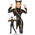 Schwarze Geschmeidige Katze Kostüm für Mädchen