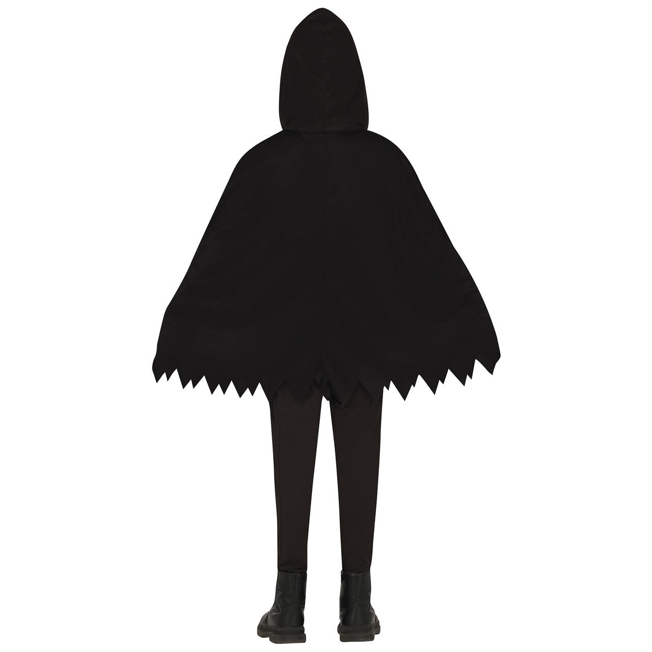 Op deze afbeelding zie je een Kostuums, van het merk Guirca. Creepy Skelet Poncho Kind Kostuum