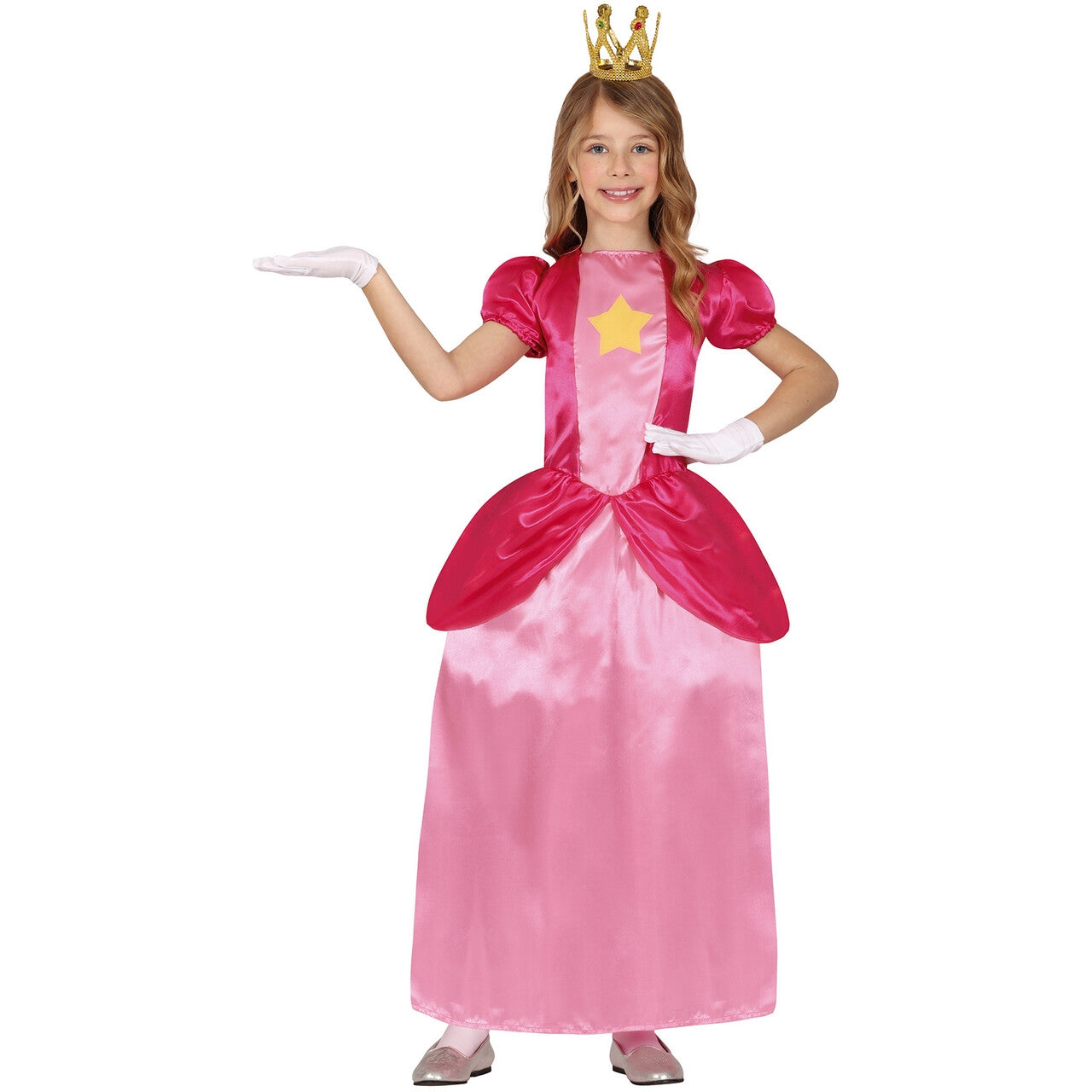 Op deze afbeelding zie je een Kostuums, van het merk Guirca. Princess All Star Meisje Kostuum
