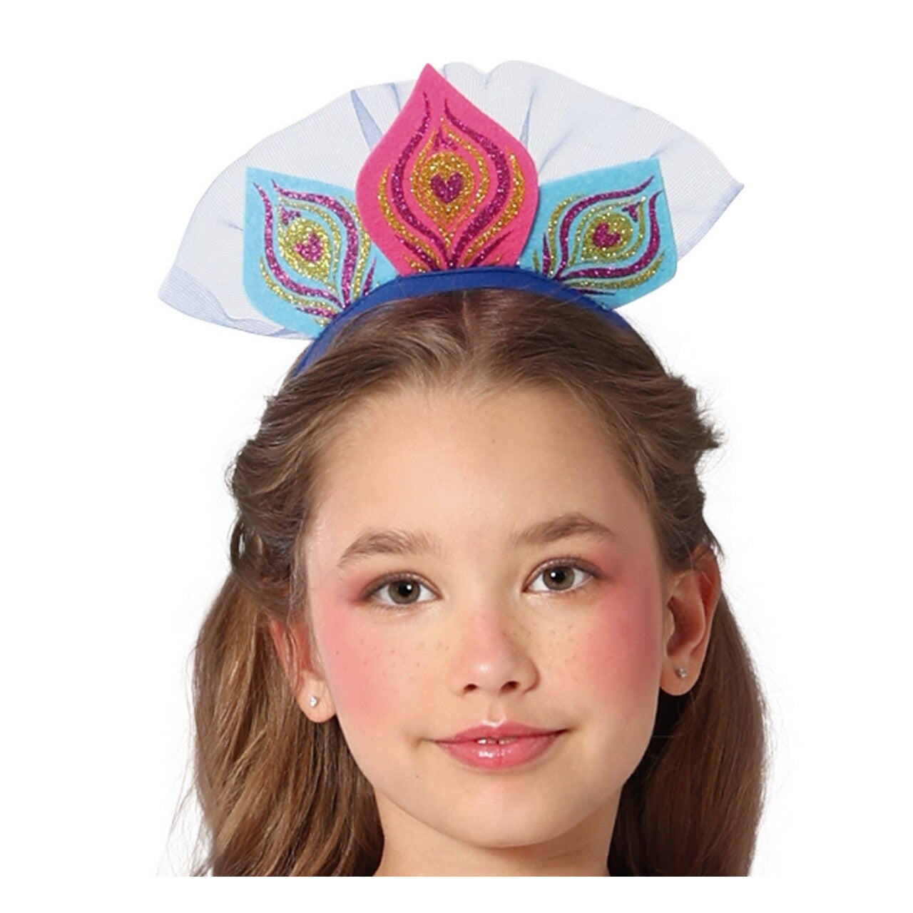 Op deze afbeelding zie je een Kostuums, van het merk Guirca. Sierlijke Pauw Wow Meisje Kostuum